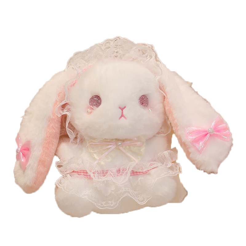 WEINIXIAOXIANG Bunny Doll Bag, Lolita Backpack, Crossbody Bag, Plush Toy, Birthday Gift for Girls, Mid-Autumn Festival Gift
