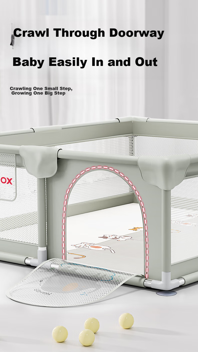 Beiboshi Babybox Antibacterial Baby Playpen, Crawling Mat, Fence, Baby Play Mat, Floor Fence 12