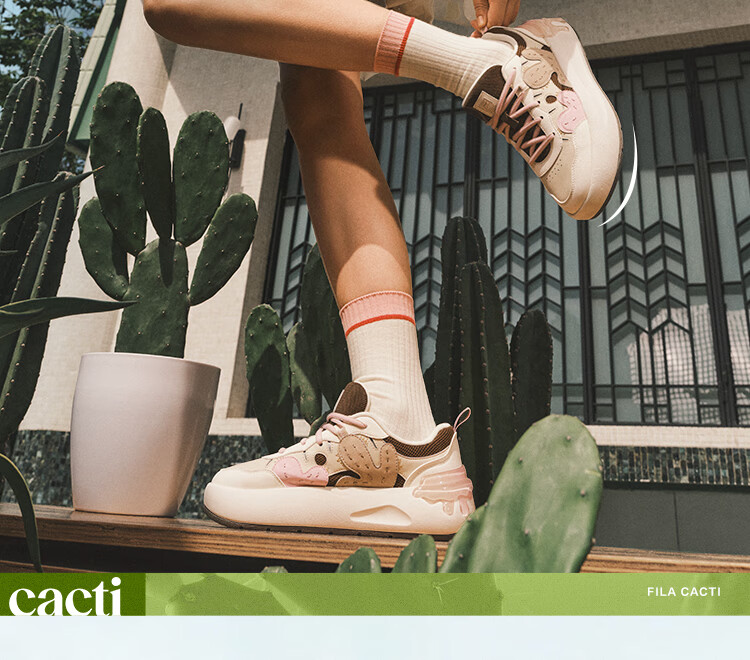 FILA Official Women's CACTI Modern Sneakers Autumn Fashion Casual Sports Shoes 7