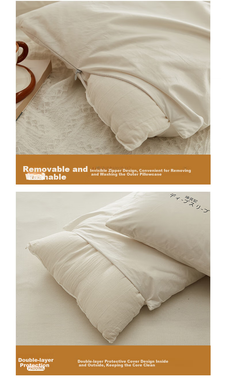 Grace Class A Pure Cotton Pillow, Shaped Pillow, 100% Xinjiang Cotton Pillow Core, Medium-Sized Pillow, Single Person, One Piece 12