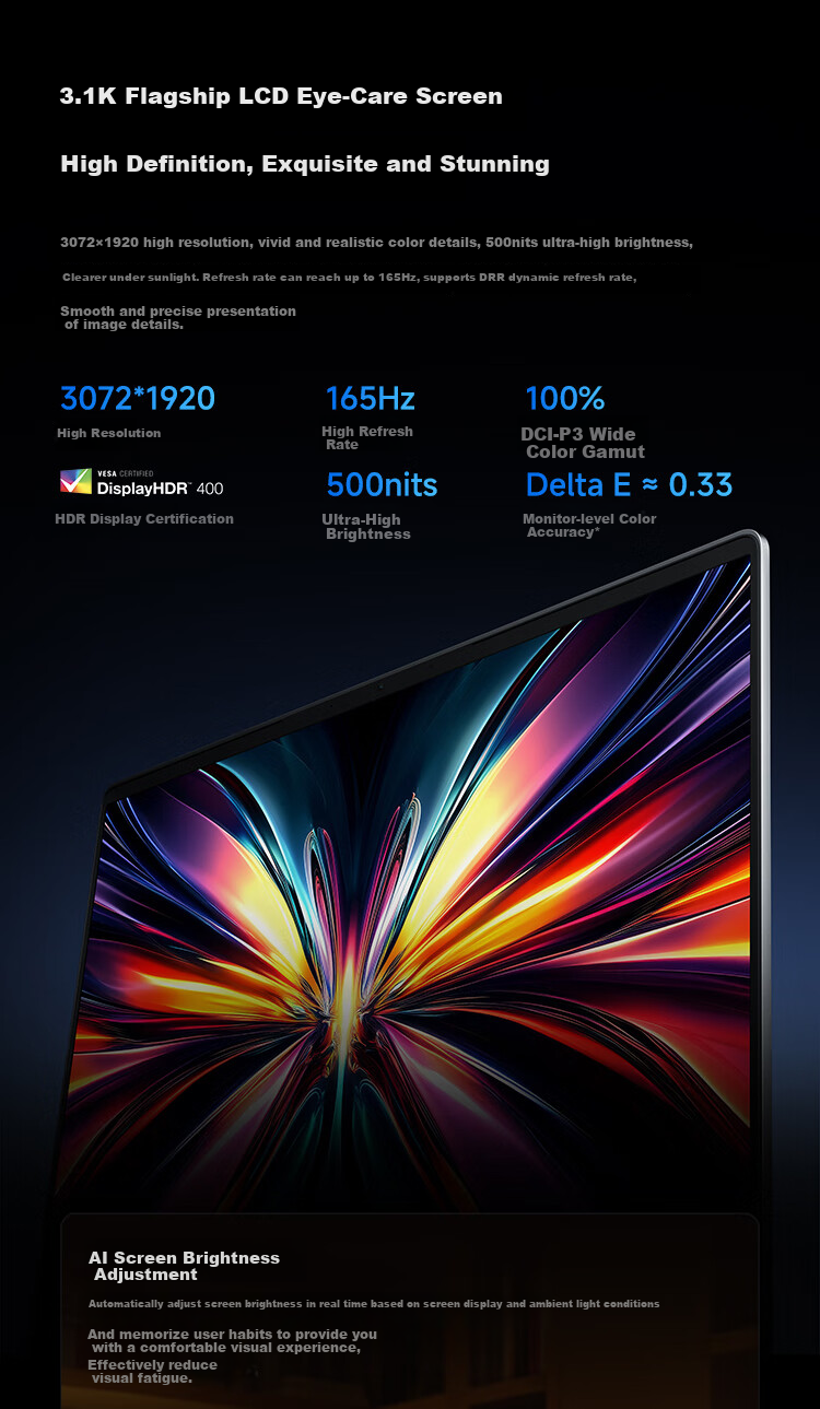 MI Notebook Redmi Book Pro 16 Thin And Light Laptop Core Ultra7 32GB 1TB 3.1K Student And Office Laptop 9