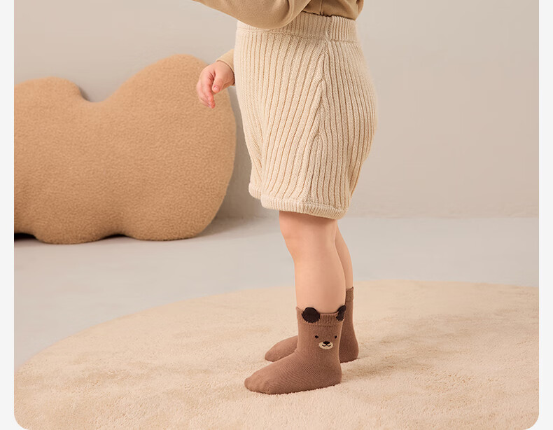 Niduoxiong Newborn Baby Socks, Pure Cotton Class A Children's Socks for Spring, Autumn And Winter, 0 to 3 Months, Newborn Infant Socks, Small Preemie Socks 7
