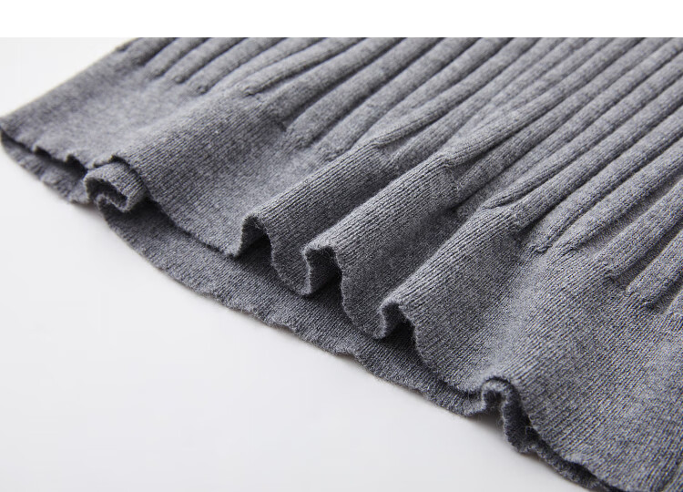 Demana Autumn Smart Collar Colorblock Letter Embroidered Slim Knit Sweater with Fluffy Wool for Women 4