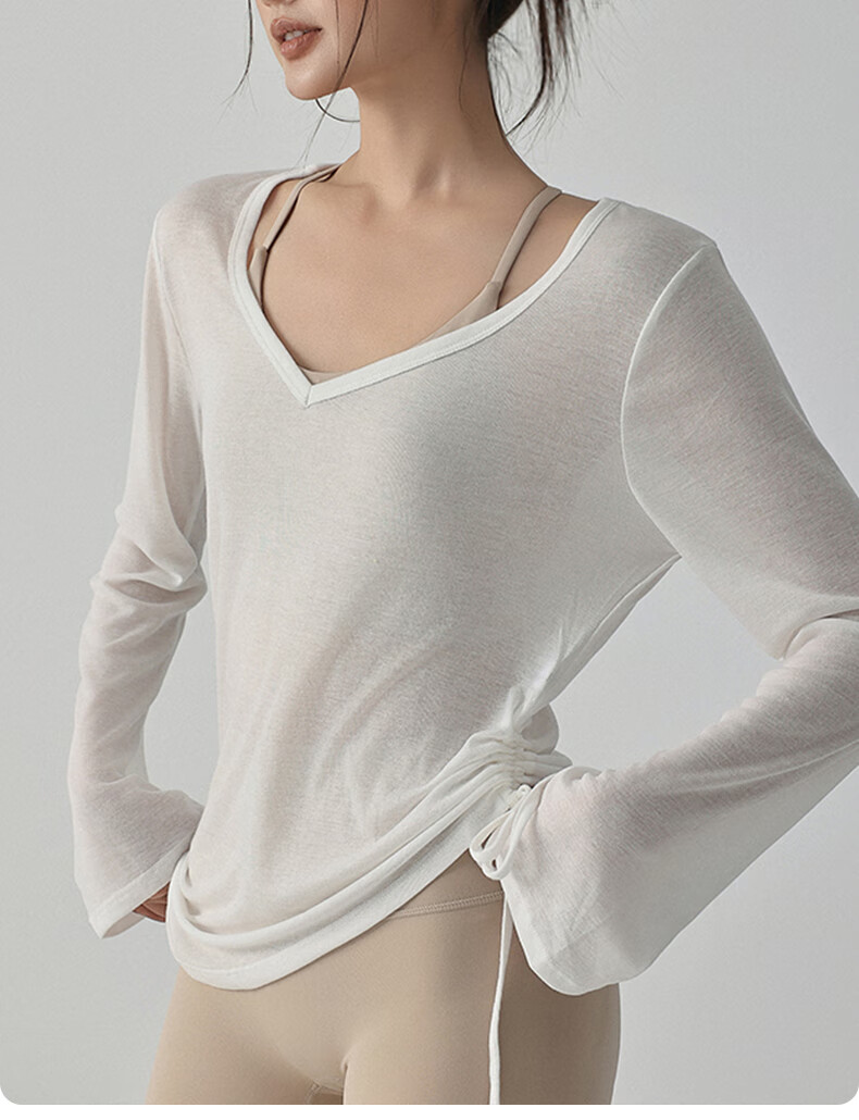 XUEXIMAN New Loose Sports Pullover Women Advanced Professional Training Fitness Pilates Top Quick-Dry Yoga Long Sleeve 16