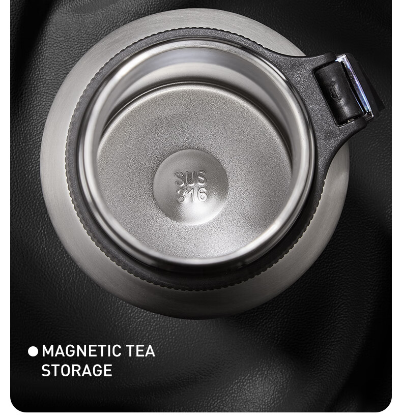 NRMEi Insulated Men's Tea Separation Magnetic Spring Tea Business Portable Car Magnetic Suction Water Bottle 12