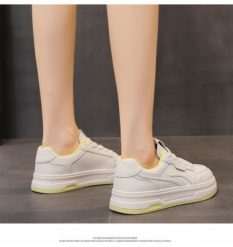TonLion Women's Shoes 2026 Spring Summer Student White Casual Sneakers Versatile Sports Trendy Shoes White Size 37 8