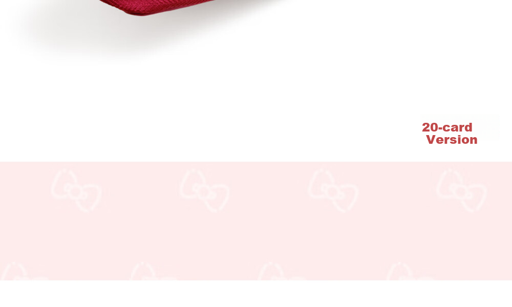 Toutou HELLOKITTY Multi-Card Holder Wallet, Zodiac Year Red, Birthday Gift for Girls, Present for Girlfriend 47