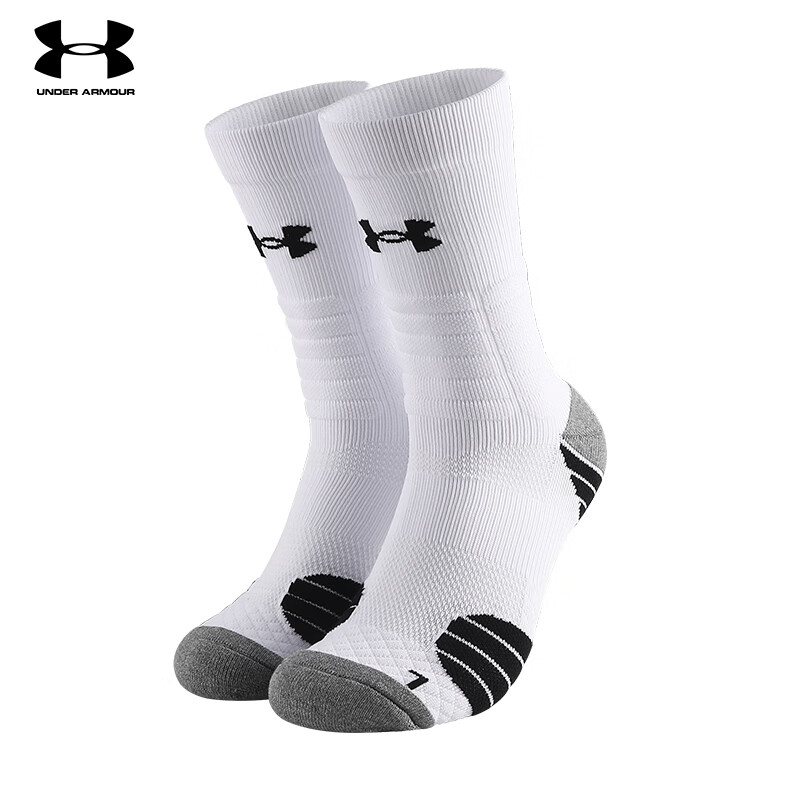Under Armour Men's Basketball Socks Sports Socks Winter Professional Badminton Running Towel Cotton Mid-Calf Antibacterial Odor-Resistant Socks