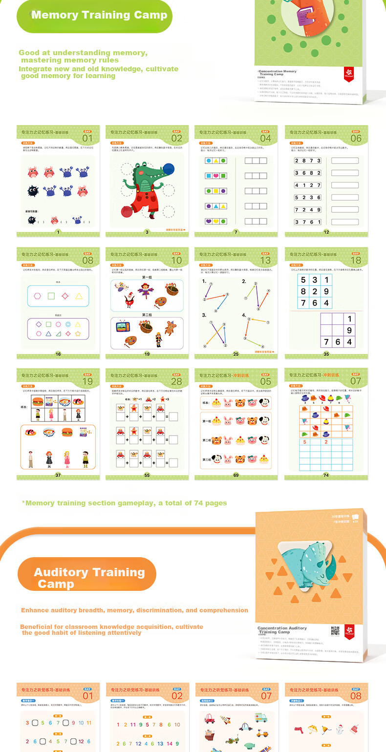 Pinwheel Shurtle Grid Concentration Training Set for Ages 3-6, Attention Booster Educational Toy Shurtle Low Level 6