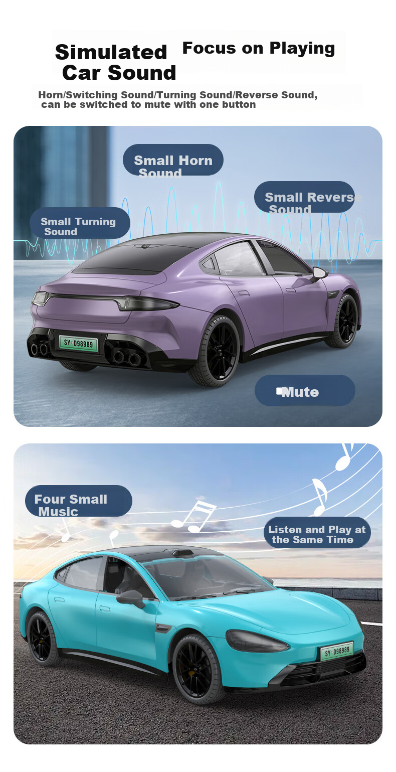Shuangying Audi Official Authorized New Energy Remote Control Car Toy, Racing Car with Fast Charging Station, Electric Vehicle, Children's Birthday Gift 9