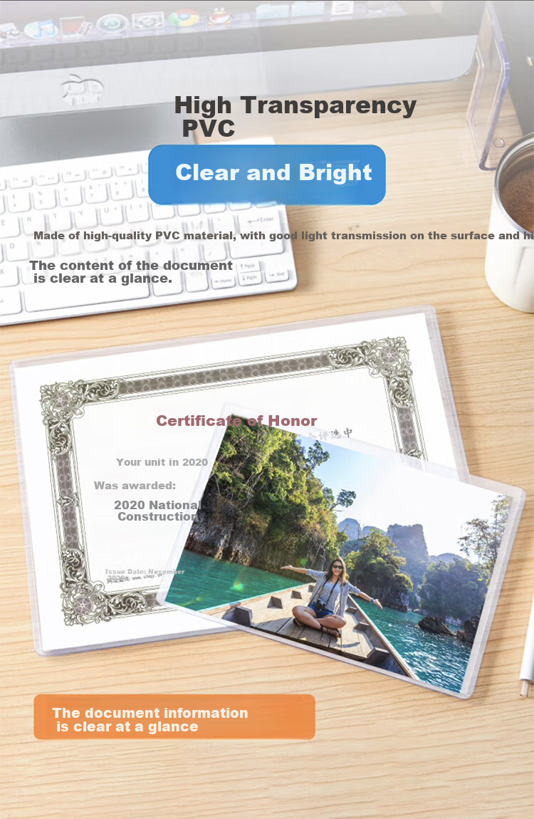 DSB (Disbi) A3 Transparent Hard Plastic Sleeves, Document Holders, Display Frames, PVC Card Sleeves, Hard Plastic Covers, Paper Protectors, Material Display Bags, Card Pouches, Kshi (Card) 10 Pieces Per Pack 1