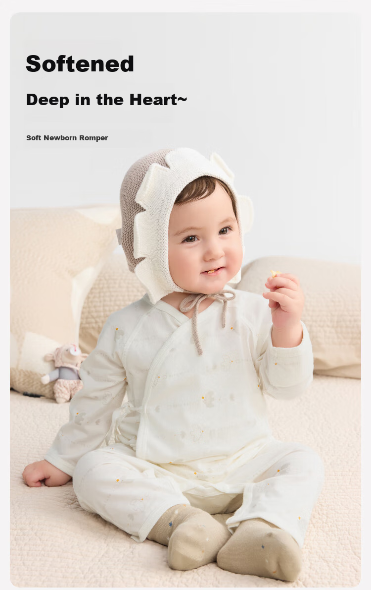 BALABALA BalaOne Newborn Clothes, Baby Romper, Infant Bodysuit, Onesie, Crawling Suit, Pure Cotton, Comfortable 4