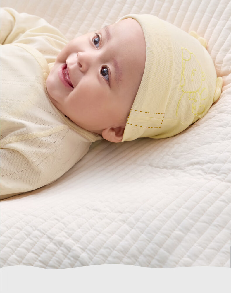 October Crystal Baby Hat Fontanelle Cap Spring Summer Newborn Infant Hat Unisex Baby 7A Antibacterial Class A 0-3-6 Months 31