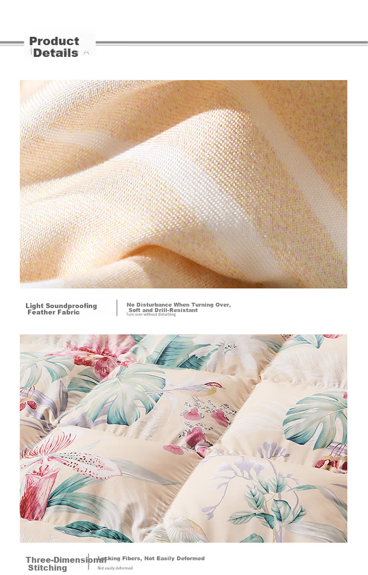 FUANNA down Comforter, 70% White Goose Down, Winter Double Bed Duvet, 1100g Filling, 230×229cm, Sujumia 11