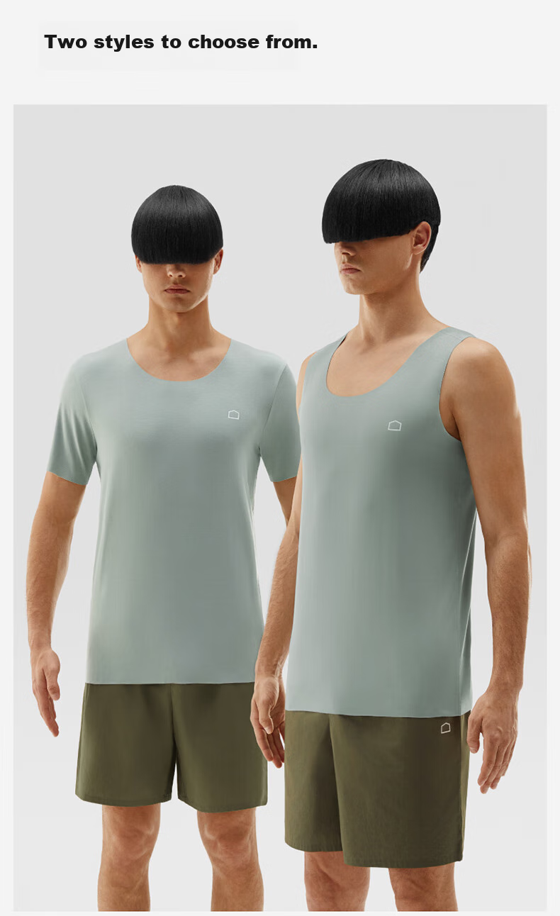 Bananain Sisi 508S Men's Modal Form-Fitting Tank Top, Silk-Like Cool Sensation Sleeveless Undershirt, Summer Sleepwear Loungewear 16