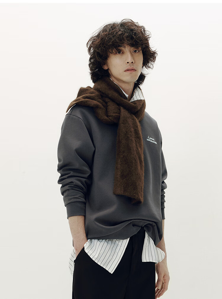 Semir XCNSPACE Aerospace Collaboration Series Men's Sweatshirt 2025 Autumn 101525116108 7