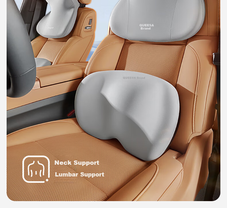 Qiaoshi Car Headrest, Neck Support Pillow for Vehicle Seats, Integrated Neck Pillow for Maibahe And Tesla Seats 11