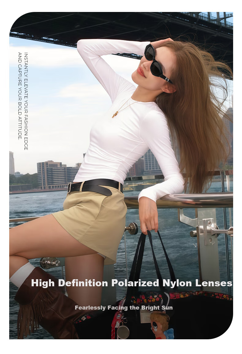 LOHO Cat Eye Sunglasses for Women, 2026 New Retro UV Protection Vacation Fashion Sunglasses LH09677 4