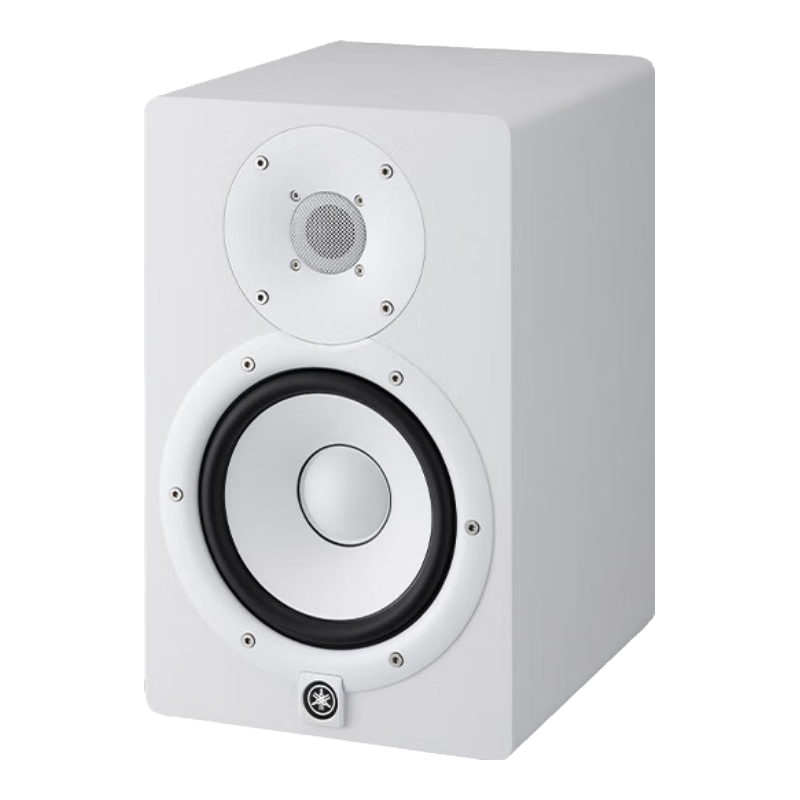 YAMAHA HS7 Active Monitor Speaker, Recording Studio, Professional Active Speakers, White (One Piece)