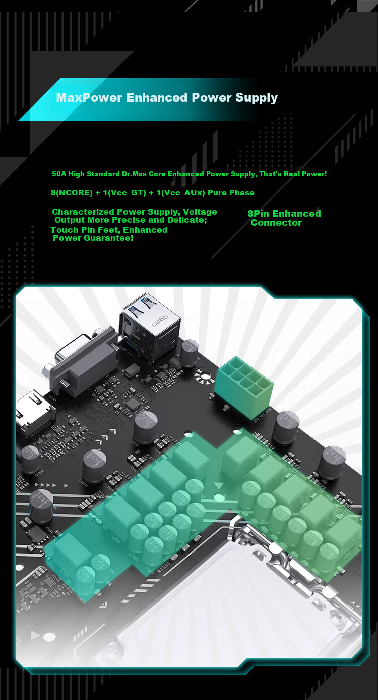 MAXSUN MS-Challenger B860M 2.5G DDR5 CPU 245K/265KF (Intel B860/LGA 1851) 2