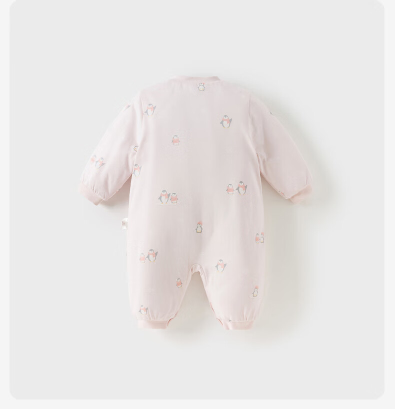 DAVE & BELLA Newborn Knitted Quilted Romper Autumn Winter Baby Girl Boy Infant Jumpsuit 3