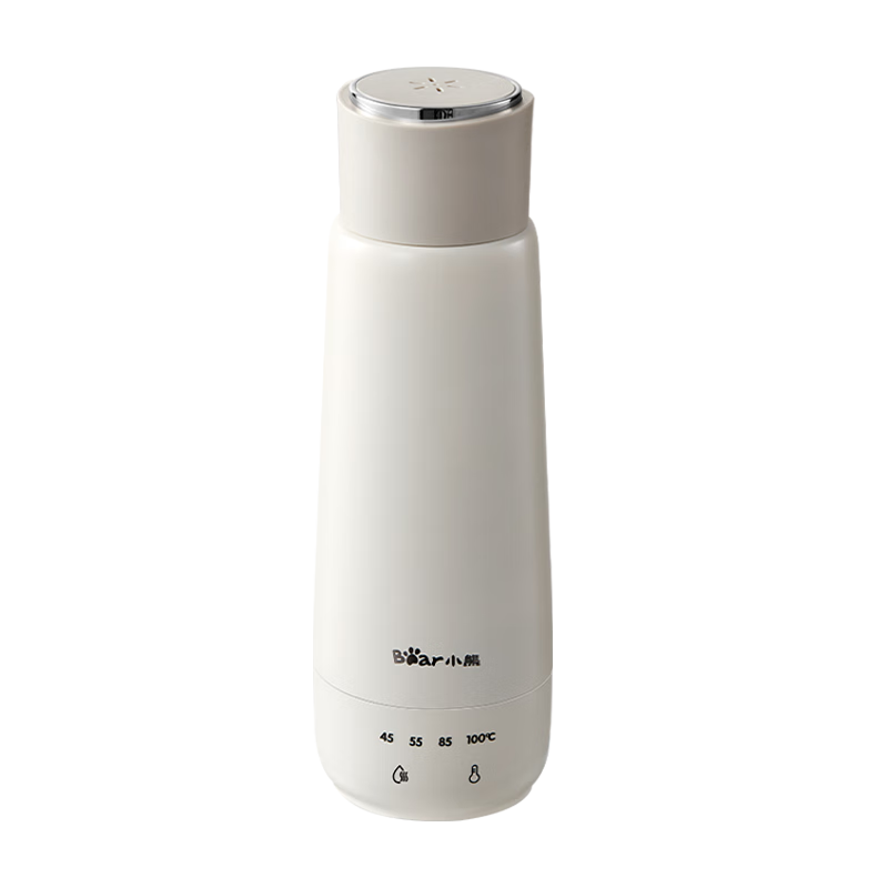 Bear Electric Kettle, Portable Water Boiler, Upgraded Double-Layer Stainless Steel, 0.3L Mini Insulated Cup, Student Dormitory Electric Kettle, ZDH-C04X1