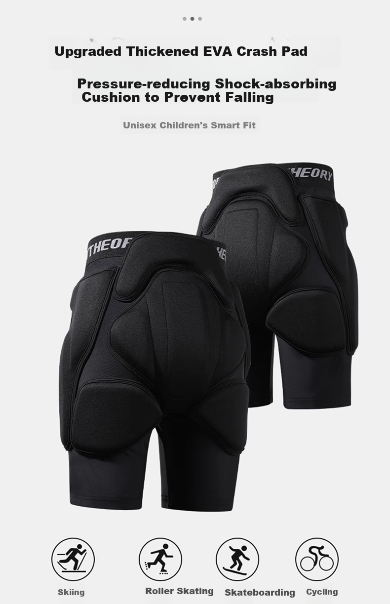 Flow Theory Children's Ski Protective Gear, Thickened Set with Hip And Knee Pads, Anti-Fall Ski Board, Children's Sports Protective Equipment, Single And Double Board Protective Gear 5