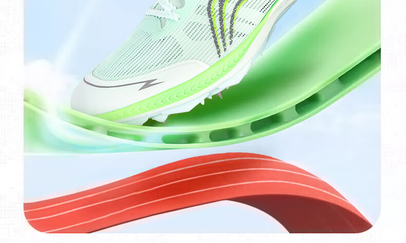 Li-Ning Professional Track And Field Sprint Shoes with Full-Length Carbon Plate, Lightweight for Physical Exams, Training And Competition Running And Long Jump Shoes 3