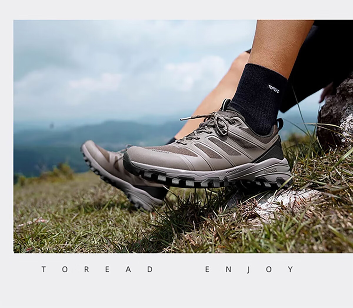 TOREAD Waterproof Hiking Shoes for Men, Autumn And Winter Outdoor Mountaineering Shoes, Non-Slip Comfortable Casual Sports Shoes TFAABN91766 15