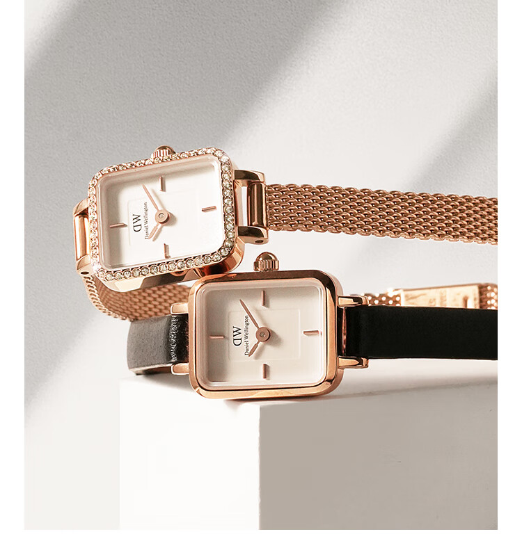 Daniel Wellington DW Women's Vintage Star Ring Small Square Quartz Watch Gift Box Birthday Present for Girlfriend DW731 4