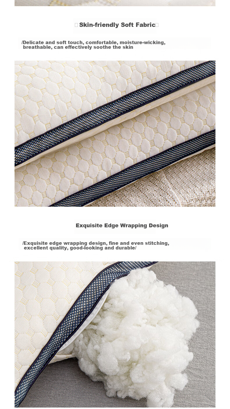 Grace Class A Pillow Core, Antibacterial Cervical Pillow, for Adults' Sleep, Deep Sleep 9
