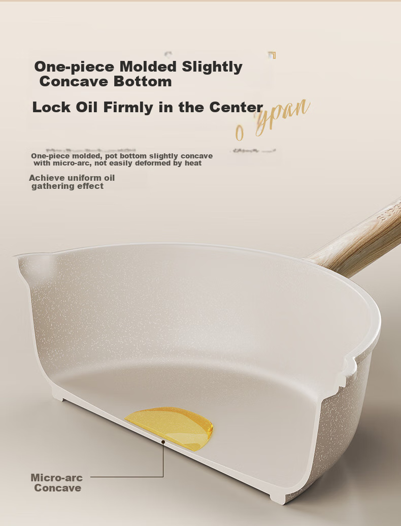 SUPOR Flat Bottom Pan, Star Stone Lightweight Cast Oil-Resistant Deep Frying Pan, Non-Stick Pan, 28cm, Compatible with Induction And Gas Stoves, EJ28LBP02 6