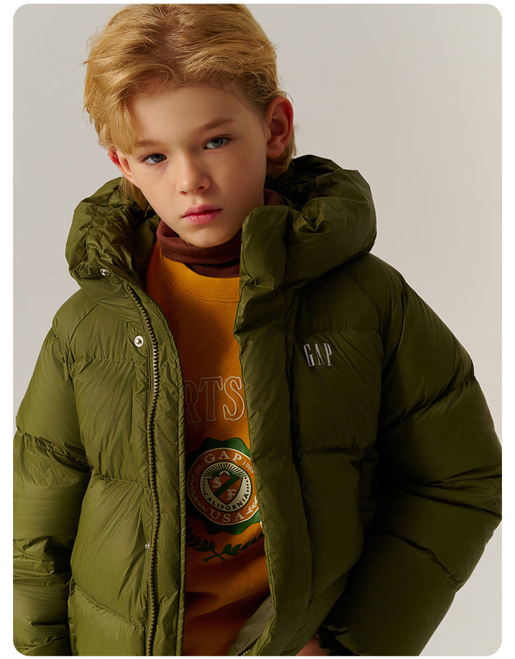 GAP Kids 2025 Autumn Infrared Heating Water-Repellent Down Jacket 844365 7