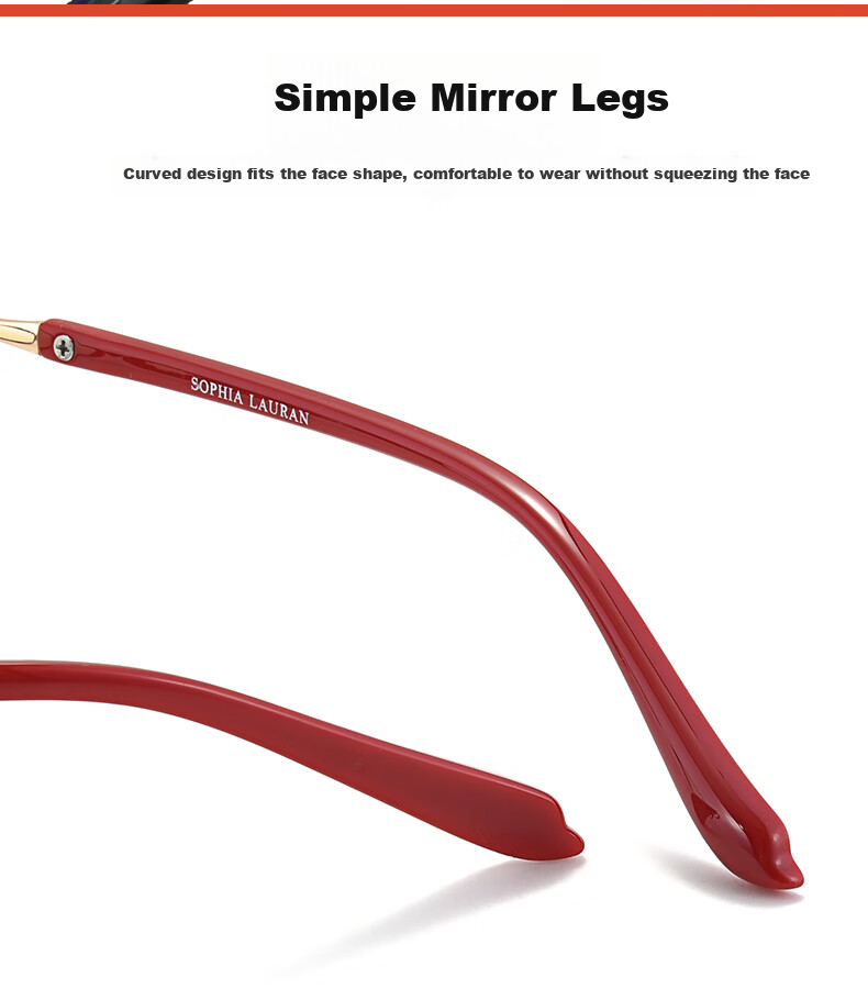 BUZZ Anti-Blue Light Reading Glasses for Women, Fashionable Ultra-Light Imported Lenses, High-Definition Presbyopic Glasses for Elderly, Genuine Comfortable School Supplies 9