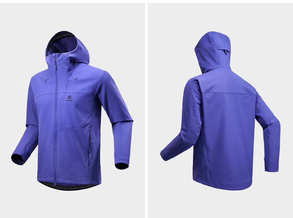 KAILAS M8 IC Hooded Softshell Jacket Men Fleece Warm Breathable Stretch Durable Windproof Hiking Coat Autumn Winter 13