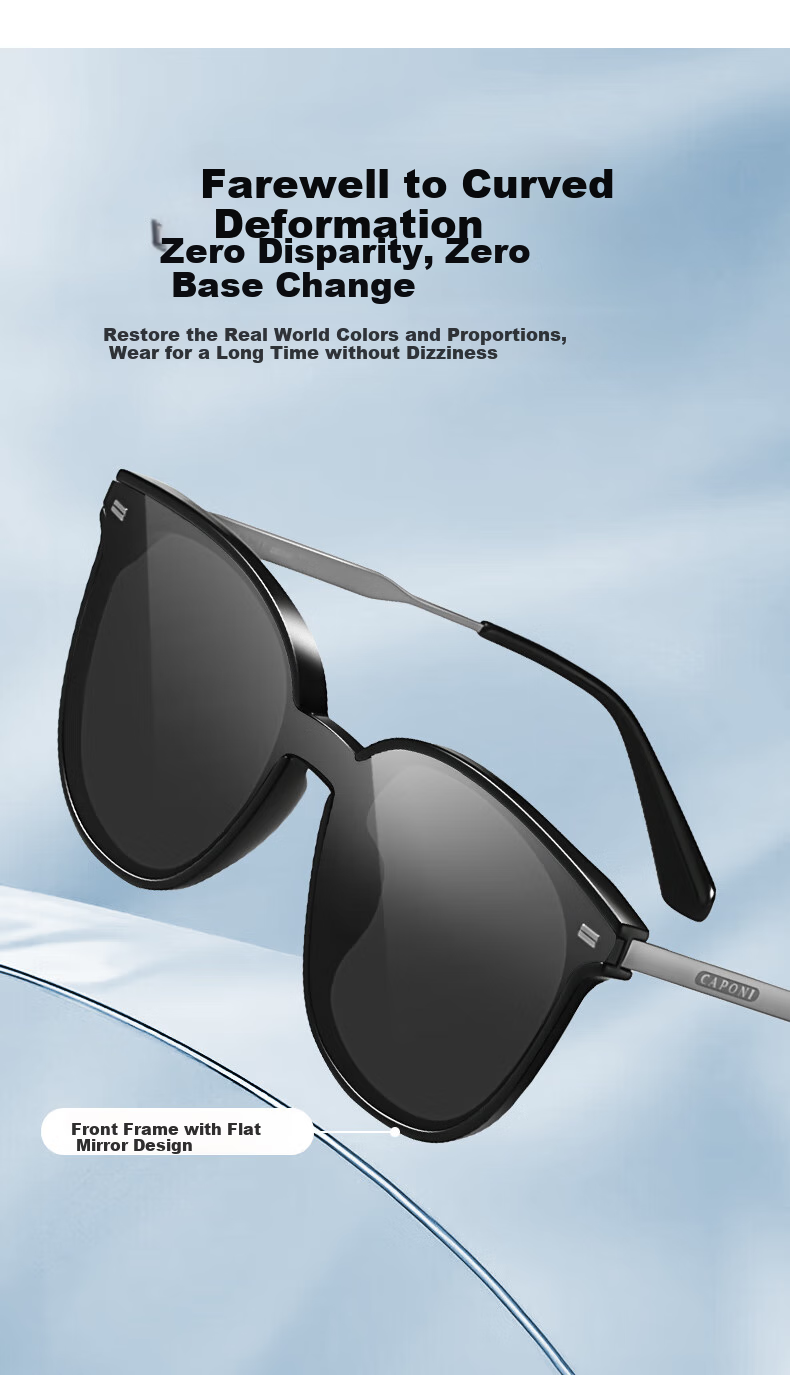 Jiaboli Women's Sunglasses, 2026 New Style, UV Protection, High-Definition, Nylon Frame, Elegant Look, Face-Slimming Effect, for Outdoor Travel 3