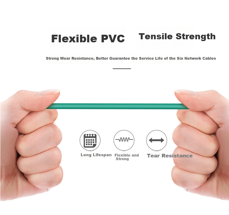 CHOOSEAL (CHOSEAL) Category 7 Double-Shielded Network Cable [Commercial Version], CAT7 Gigabit Engineering Home Installation Broadband Wiring Network Cable, Light Blue 100 Meters, QS2620T100 6