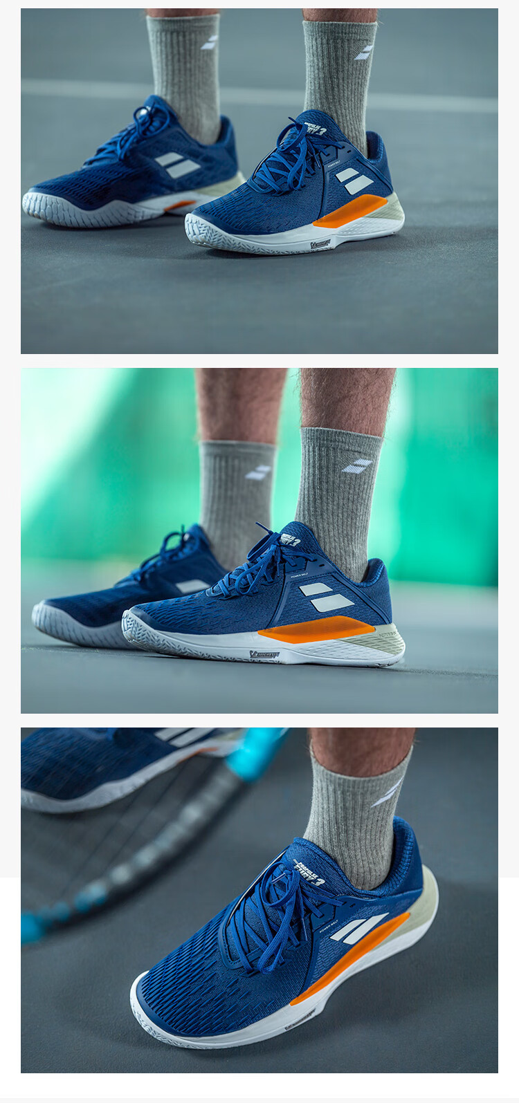 Babolat Official Support Series, Babolat Tennis Shoes, Sports Shoes, PROPULSE FURY 3 3