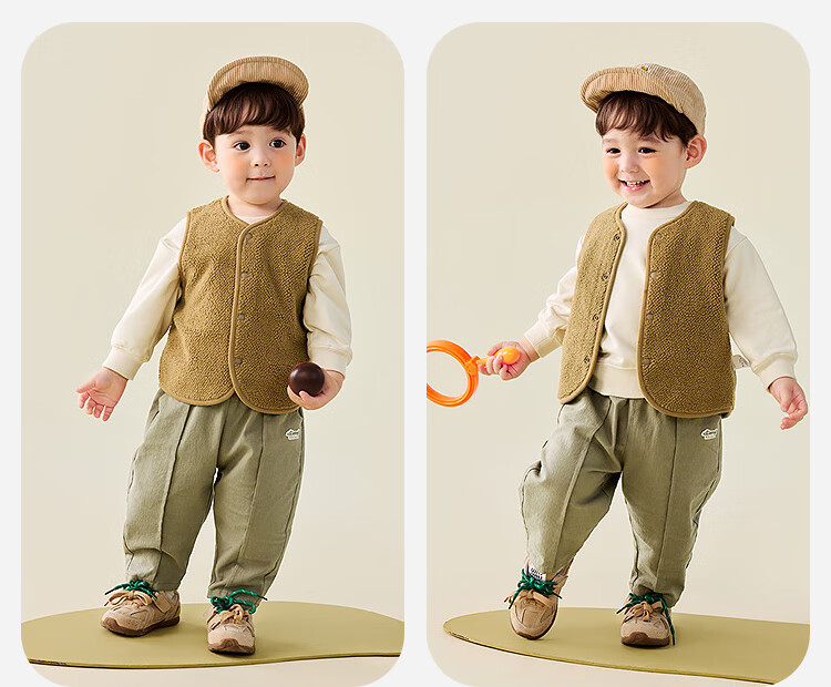 Minibala Unisex Lamb Plush Thickened Fleece Jacket 2025 Fall 11