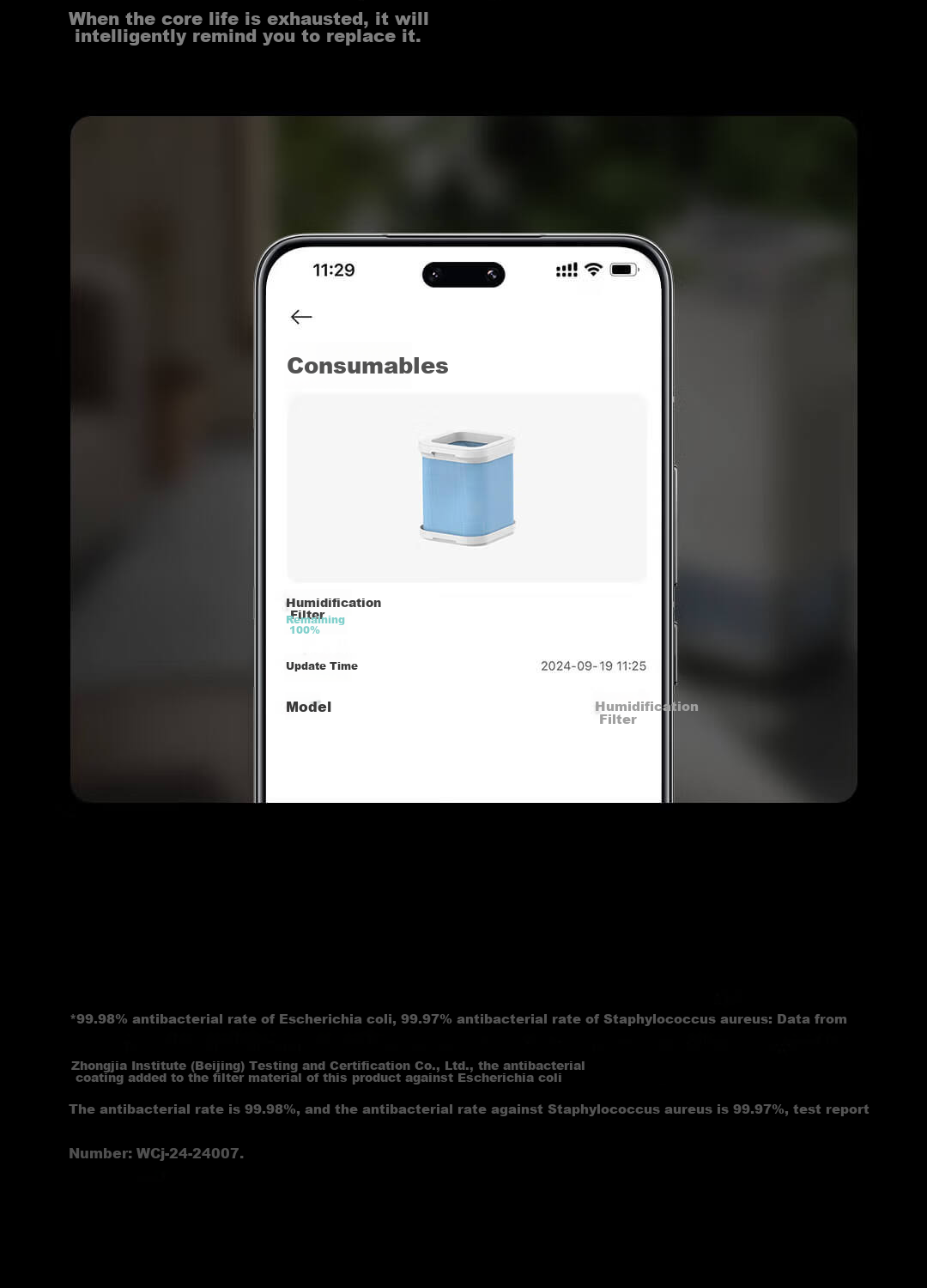 Mijia Xiaomi Air Purifier And Humidifier 3 Max Humidifying Filter, Compatible with Air Purifier And Humidifier 3 Max [Accessory] 3