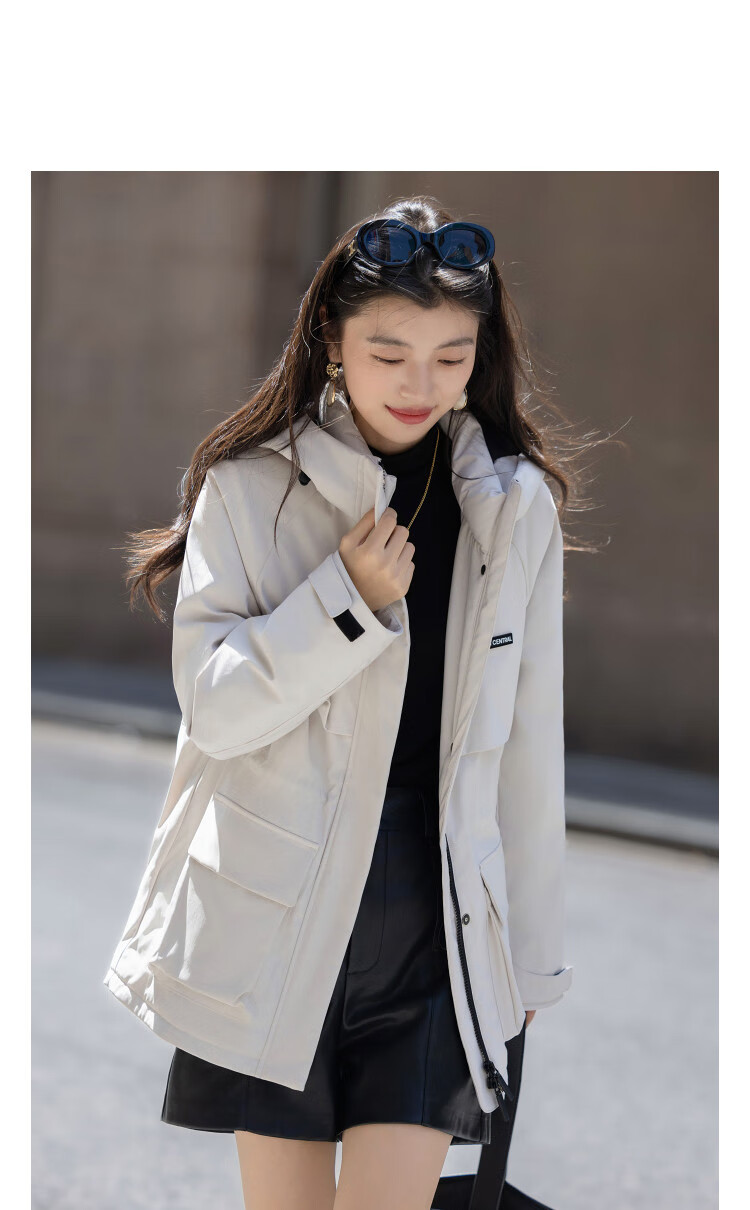 Demana [Three-proof Black Technology] Winter Warm 90% Goose Down Nordic Jacquard Cotton Hooded Velcro Women's Down Jacket 1
