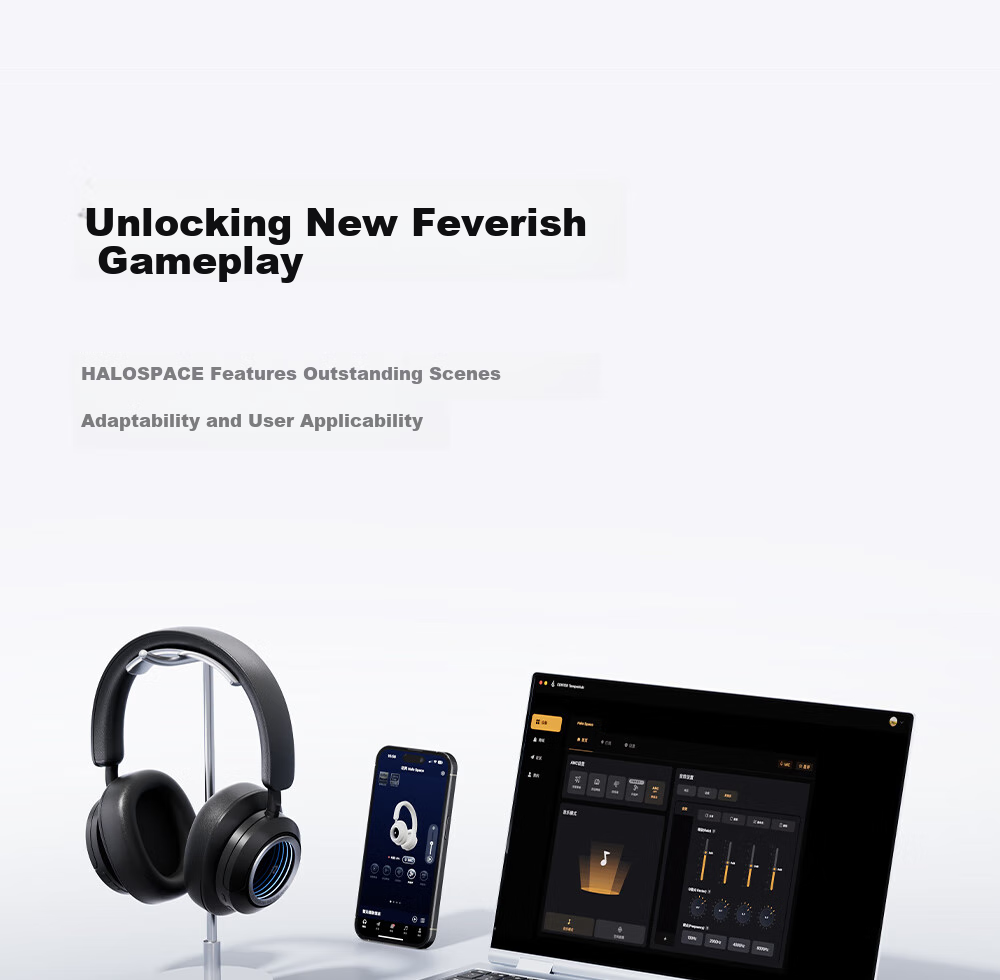 EDIFIER Halo Space Over-Ear Active Noise Cancelling Bluetooth Headphones, Gaming Headset, Wireless Bluetooth, 2.4GHz, High-Definition Microphone, Breakthrough Black, Graduation Gift 34