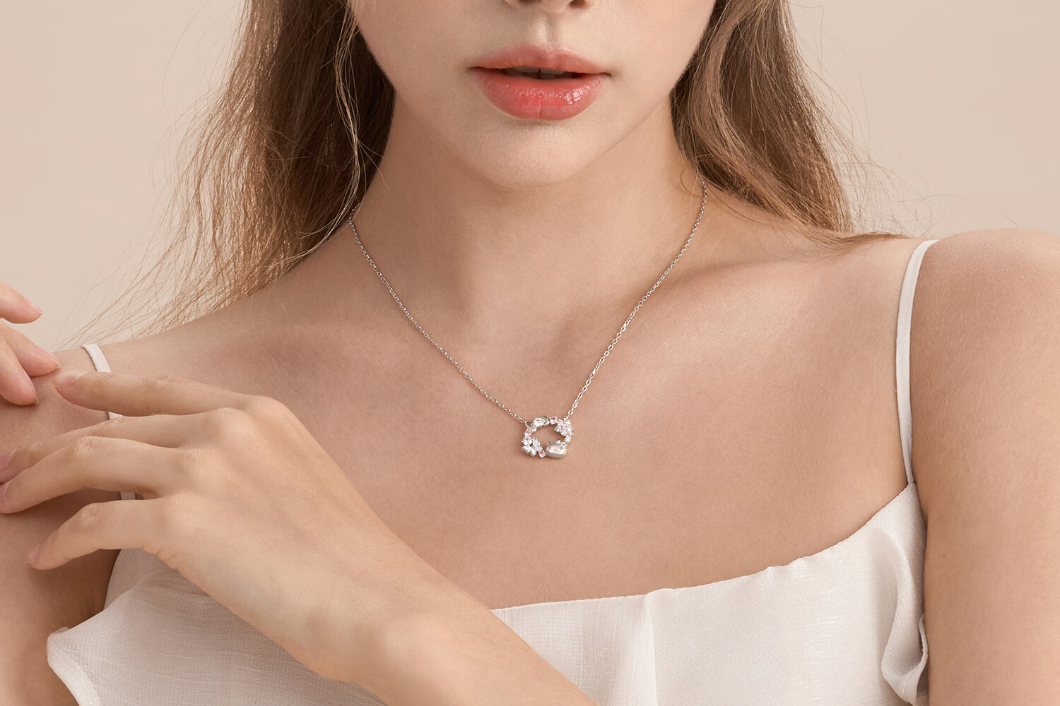 ChaoSeHui Hello Kitty Sterling Silver Necklace for Women Luxury Birthday Gift Girlfriend Qixi Valentine's Day Gift 3223 2