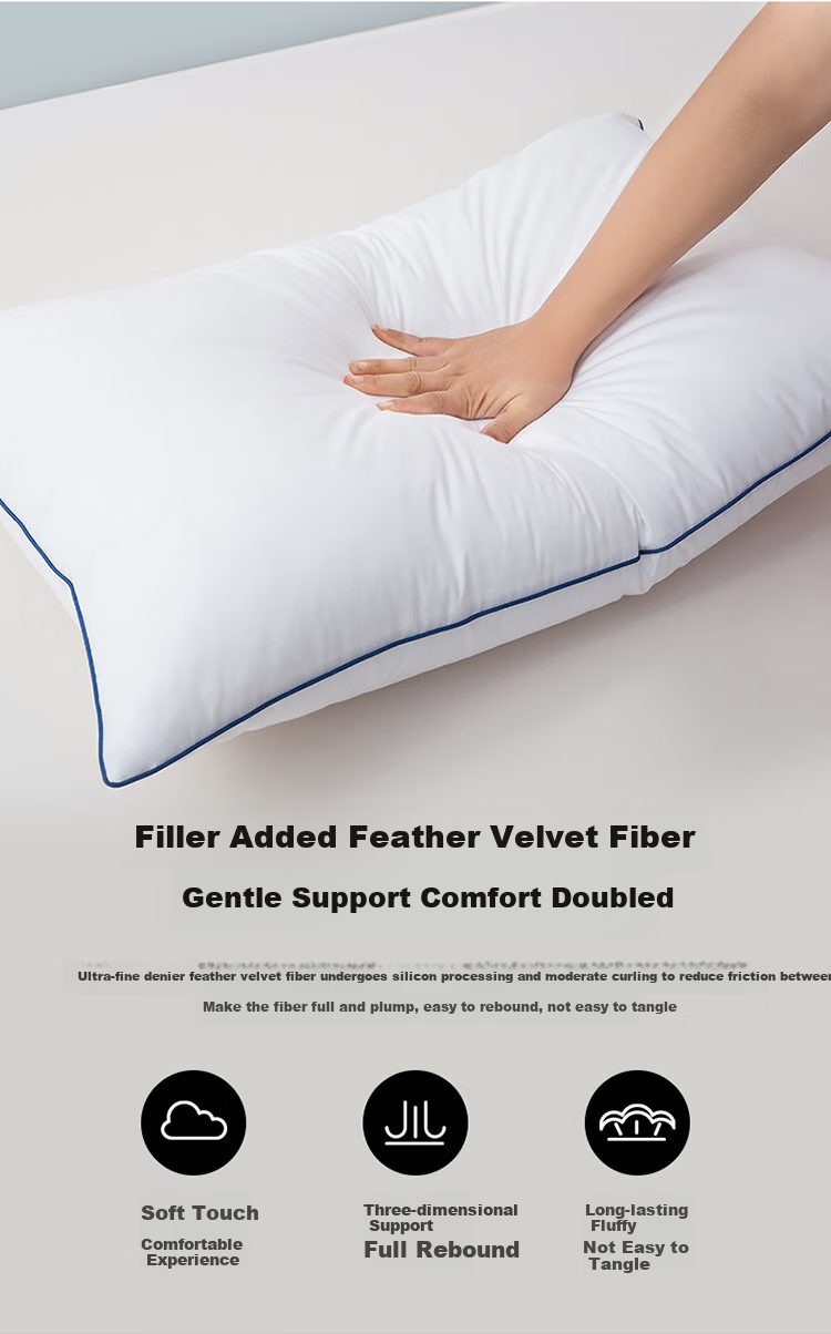 LOVO Luolai Home Textiles Double Pillow Set for Couples And Students' Dormitory, 47*73cm 7
