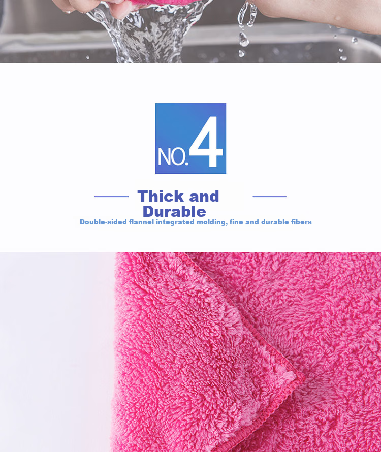 MIAOJIE Magic Cleaning Cloth, 30*30cm, 3-Pack, Bathroom Wiping Cloth, Kitchen Household Essential, Absorbs More Water 6
