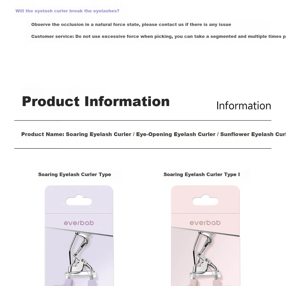 Everbab Aibella Ultra Wide-Angle Frameless Comb Eyelash Curler Suitable for All Eye Shapes, Gentle on Eyelashes 13