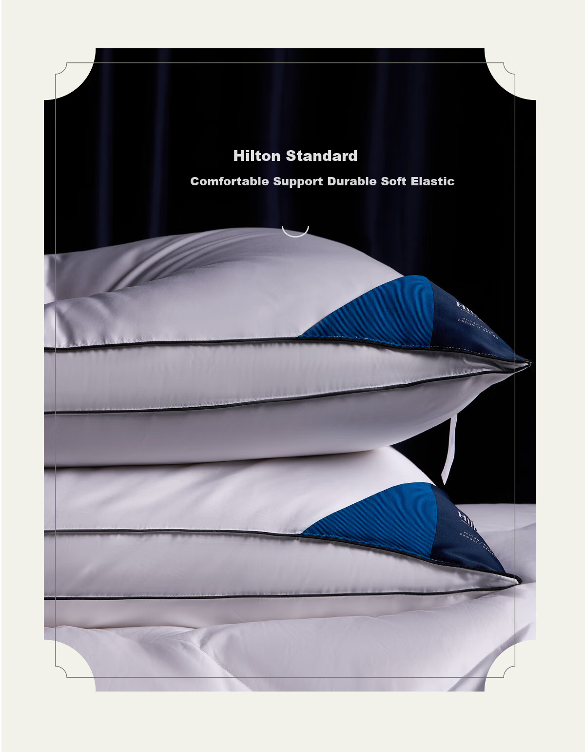 Canasin down Pillow, Five-Star Hotel 95% White Goose Pillow Core, Adult Soft Goose down Pillow, High Pillow, 48*74cm 11