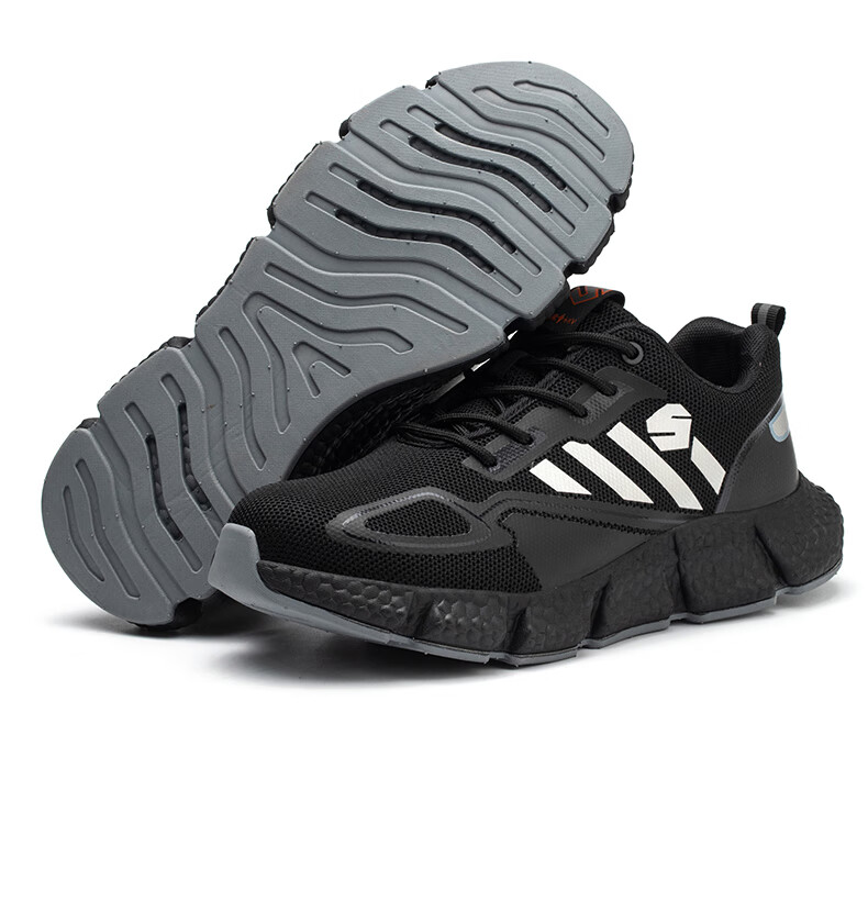 Xingbao Labor Protection Shoes Model 008 Insulated Electrician Shoes 10KV High Voltage Resistant Anti-Smash Anti-Puncture Safety Shoes Wear-Resistant Non-Slip Breathable Worksite Shoes Size 41 10