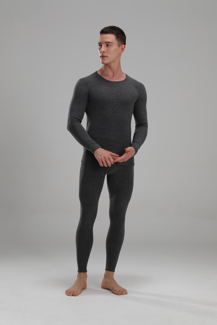 MiiOW Modal Mink Velvet + Acetate Thermal Velvet Men's Thermal Underwear Set [2025 Autumn Winter New] 3