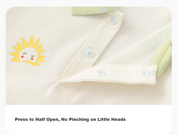 BALABALA Baby T-Shirt, Infant Top, Boys' Short-Sleeve Polo Shirt, Summer Wear, Thin, Cool And Comfortable 12
